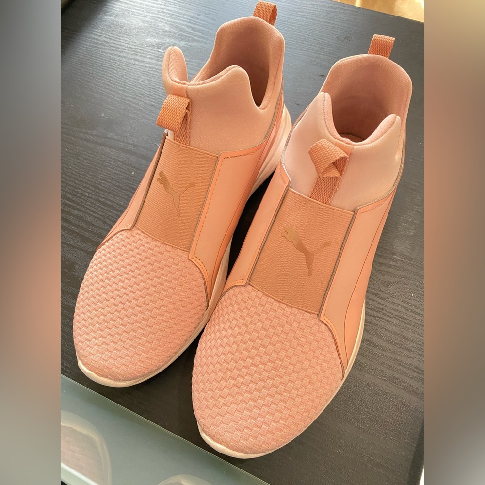 Puma Rebel Mid EP Pink / Salmon shoes / sneakers